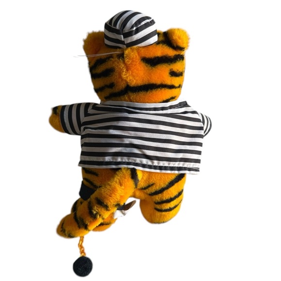 Heathcliff Plush Ace Novelty 1988 Mcnaught Syndicate Korea 10” Jailer Railroad - Picture 5 of 11